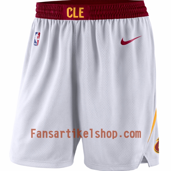 NBA Cleveland Cavaliers Herren Shorts Weiß Nike Swingman NBA Cleveland Cavaliers Herren Shorts Weiß Nike Swingman
